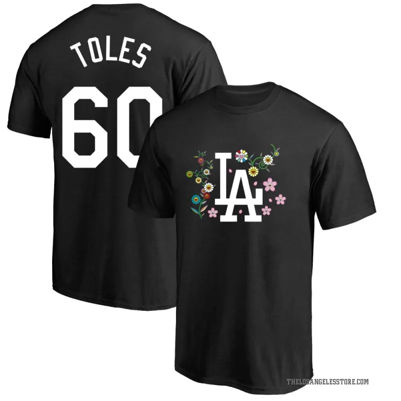 Andrew Toles Men's Black Los Angeles Dodgers Takashi Murakami T-Shirt