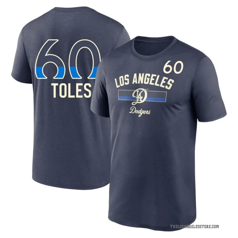 Andrew Toles Men's Navy Los Angeles Dodgers 2024 City Connect Performance T-Shirt