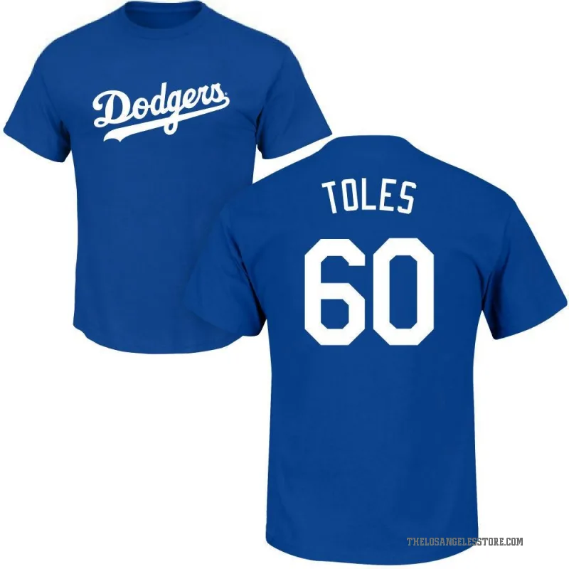 Andrew Toles Men's Royal Los Angeles Dodgers Roster T-Shirt -