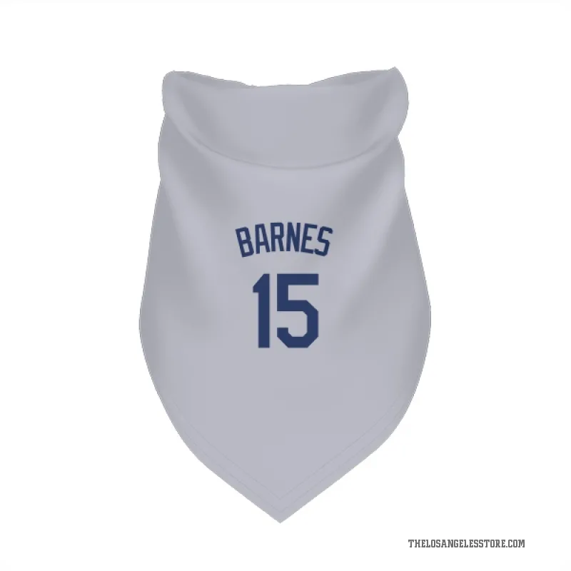 Austin Barnes  Gray Los Angeles Dodgers  Cat & Dog Pet Bandana