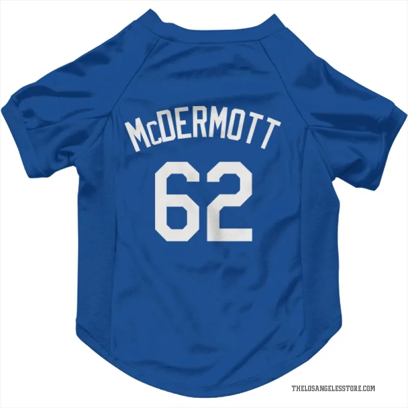 Chayce McDermott  Royal Los Angeles Dodgers  Cat & Dog Pet Jersey