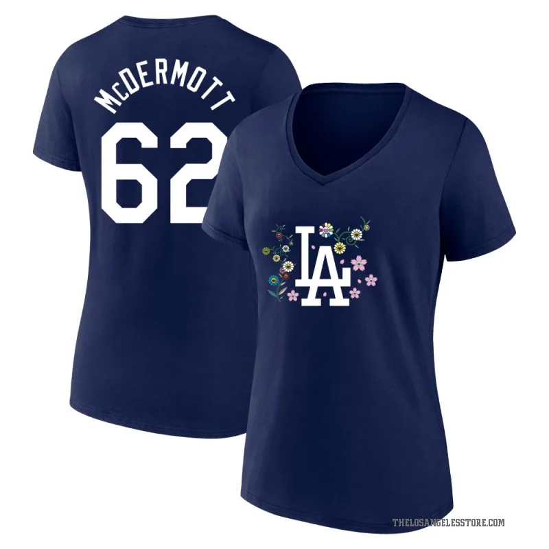 Chayce McDermott Women's Navy Los Angeles Dodgers Takashi Murakami V-Neck T-Shirt