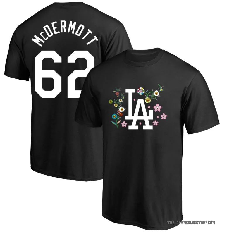 Chayce McDermott Youth Black Los Angeles Dodgers Takashi Murakami T-Shirt