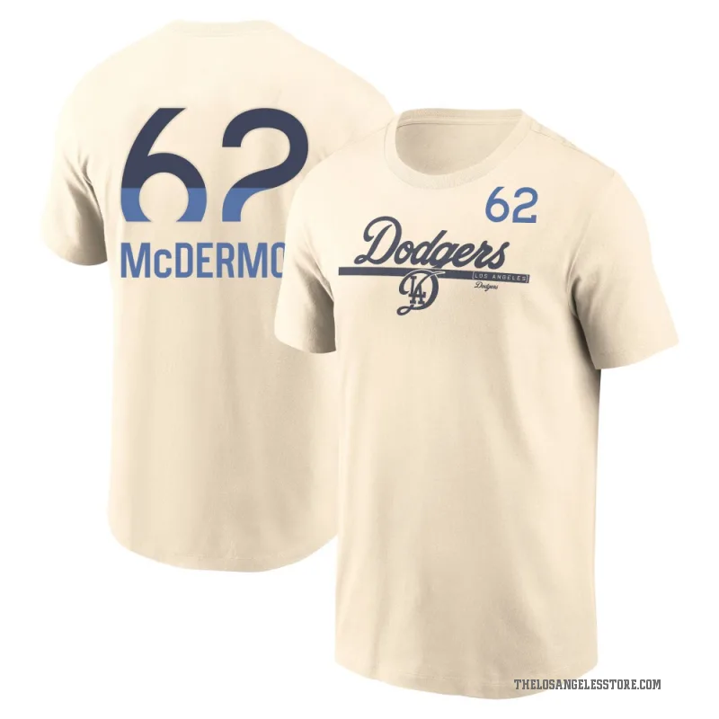 Chayce McDermott Youth Cream Los Angeles Dodgers 2024 City Connect Speed T-Shirt