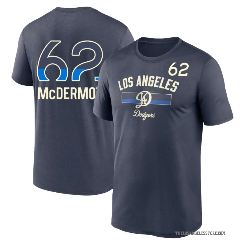 Chayce McDermott Youth Navy Los Angeles Dodgers 2024 City Connect Performance T-Shirt