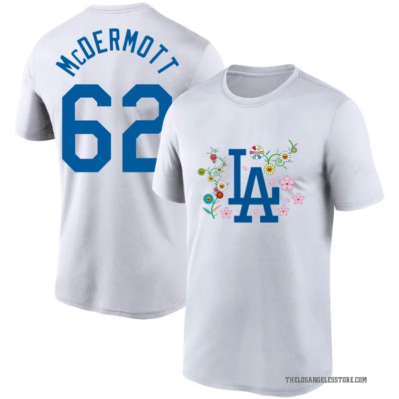 Chayce McDermott Youth White Los Angeles Dodgers Takashi Murakami T-Shirt