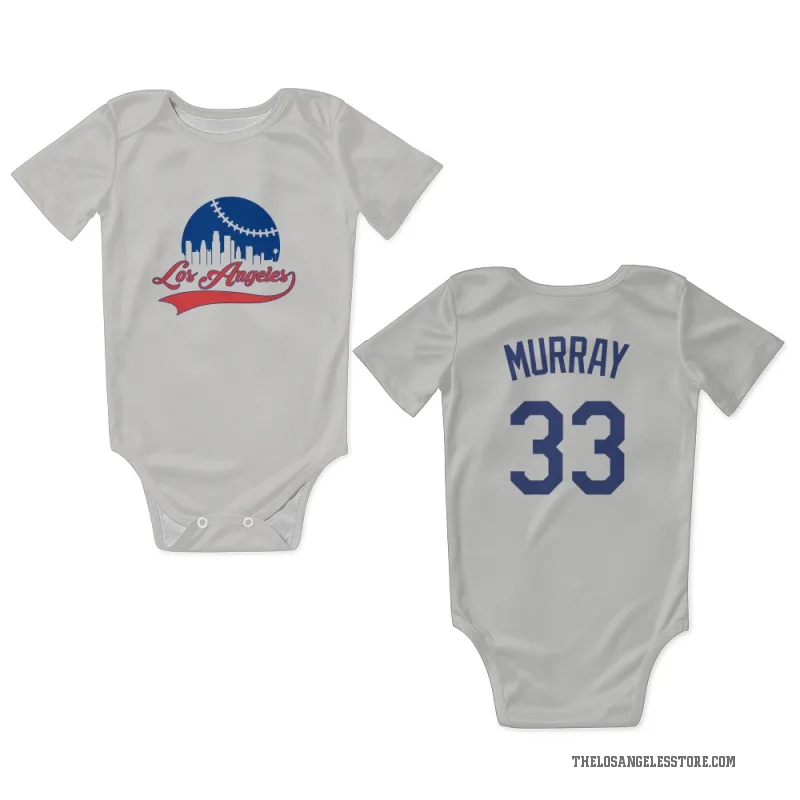 Eddie Murray  White Los Angeles Dodgers  Newborn & Infant Bodysuit
