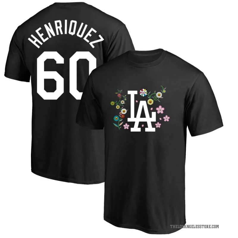 Edgardo Henriquez Men's Black Los Angeles Dodgers Takashi Murakami T-Shirt