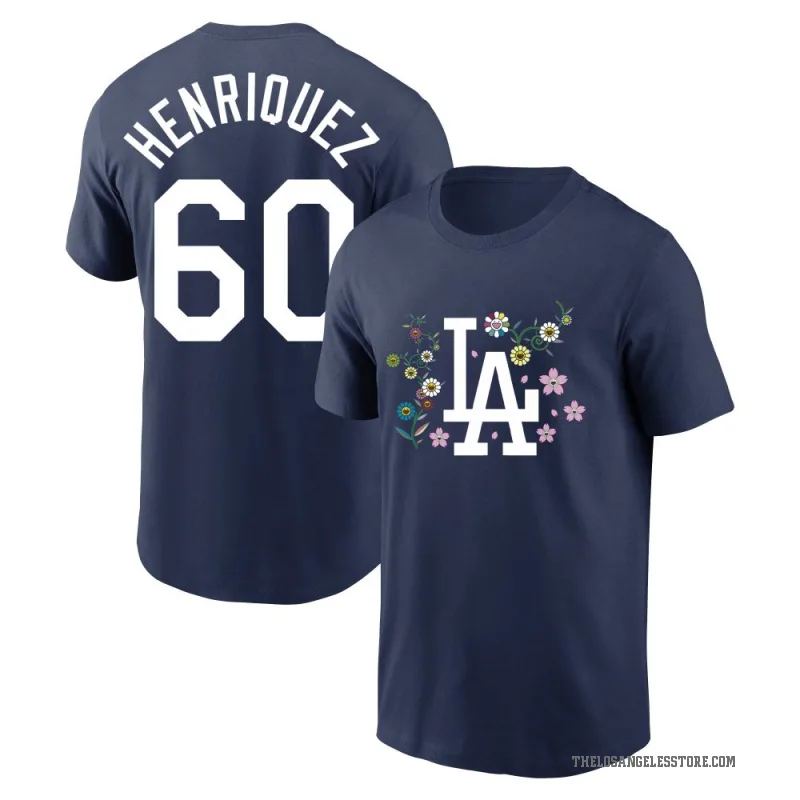 Edgardo Henriquez Men's Navy Los Angeles Dodgers Takashi Murakami T-Shirt