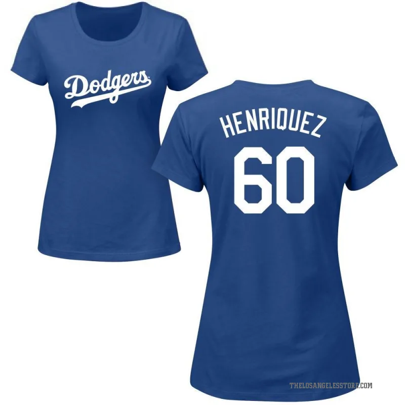 Edgardo Henriquez Women's Royal Los Angeles Dodgers Roster T-Shirt -