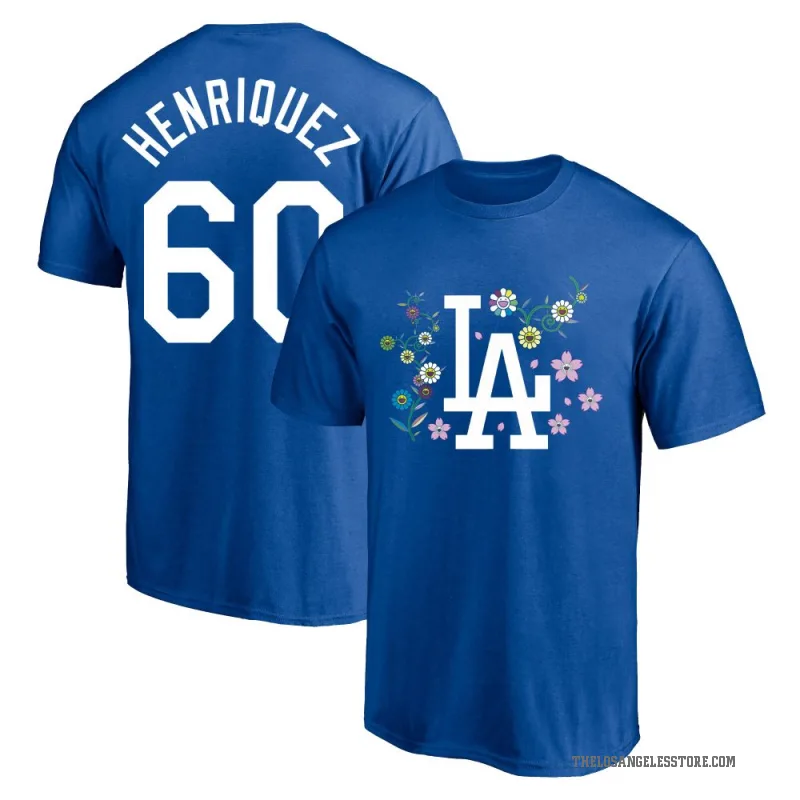 Edgardo Henriquez Youth RoyalBlue Los Angeles Dodgers Royal Blue Takashi Murakami T-Shirt