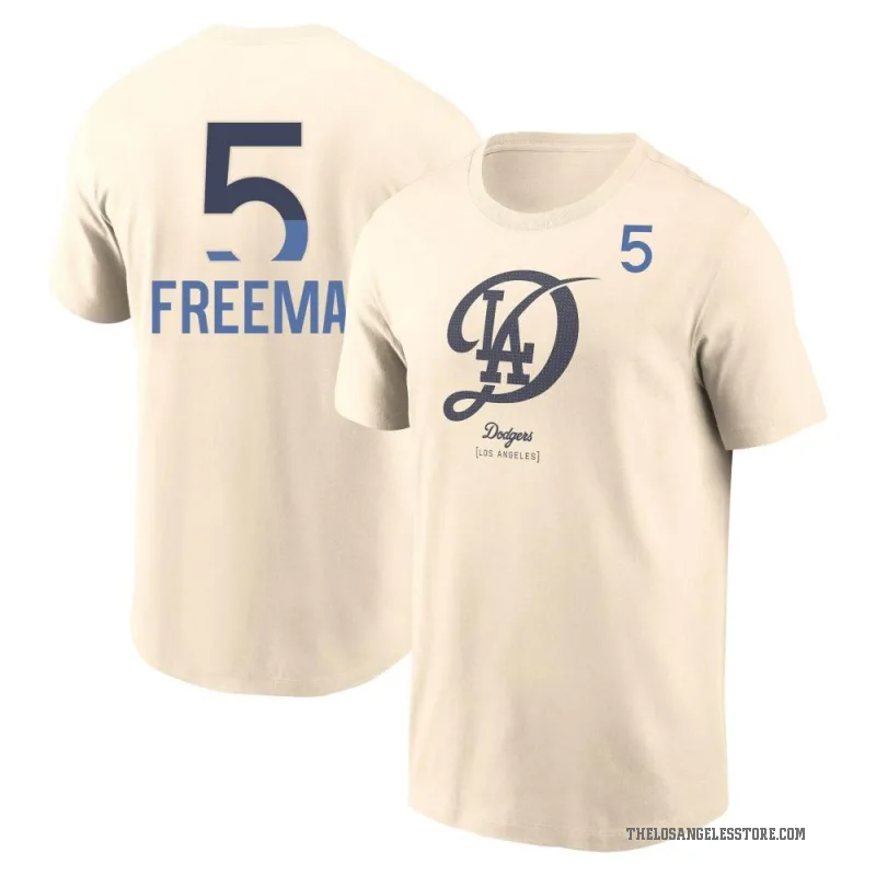 Freddie Freeman Men's Cream Los Angeles Dodgers 2024 City Connect T-Shirt