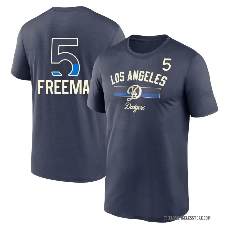 Freddie Freeman Men's Navy Los Angeles Dodgers 2024 City Connect Performance T-Shirt