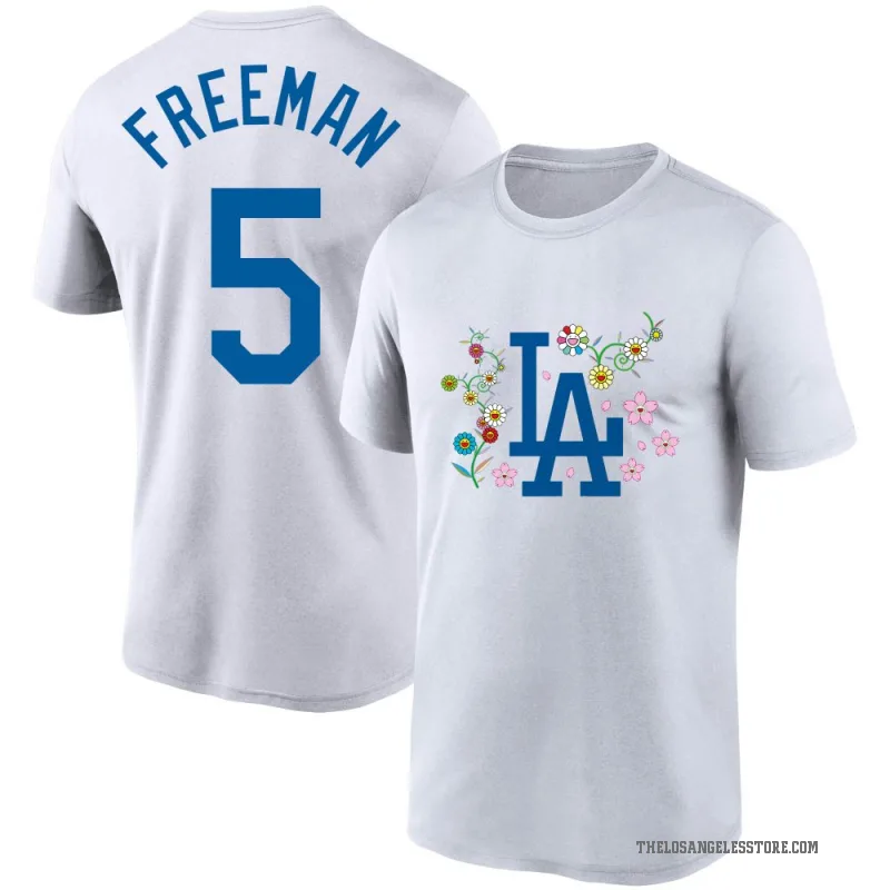 Freddie Freeman Men's White Los Angeles Dodgers Takashi Murakami T-Shirt