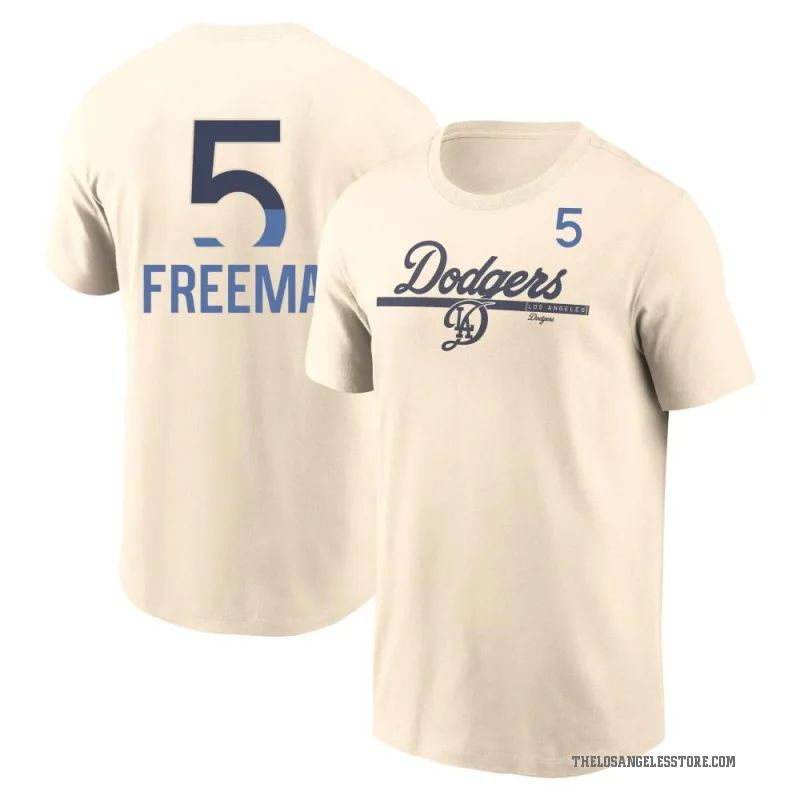 Freddie Freeman Youth Cream Los Angeles Dodgers 2024 City Connect Speed T-Shirt