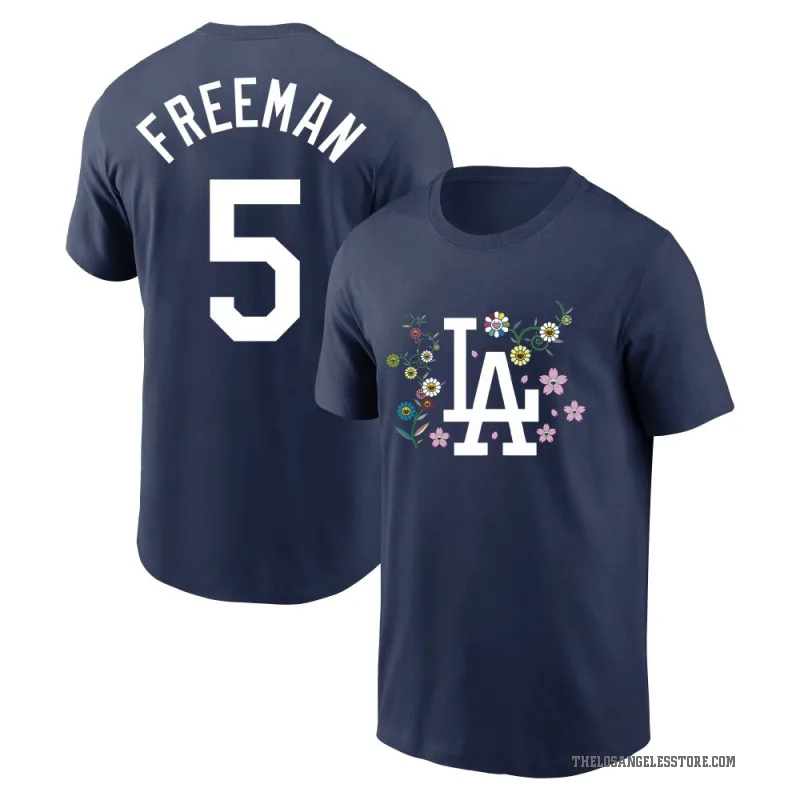 Freddie Freeman Youth Navy Los Angeles Dodgers Takashi Murakami T-Shirt