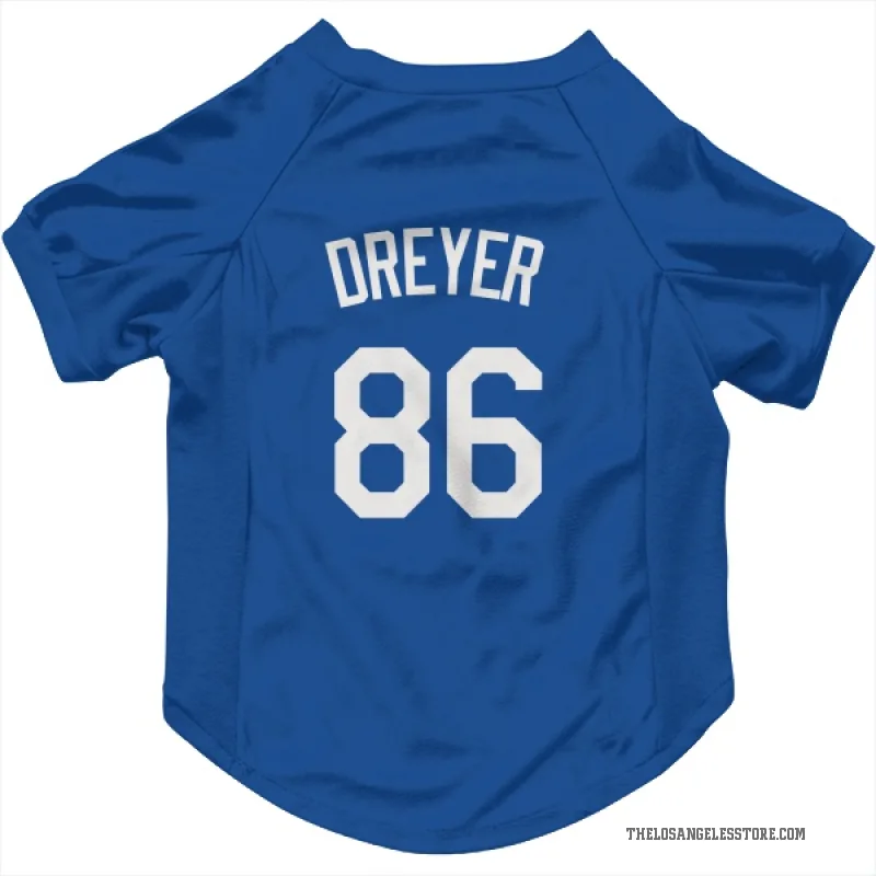 Jack Dreyer  Royal Los Angeles Dodgers  Cat & Dog Pet Jersey