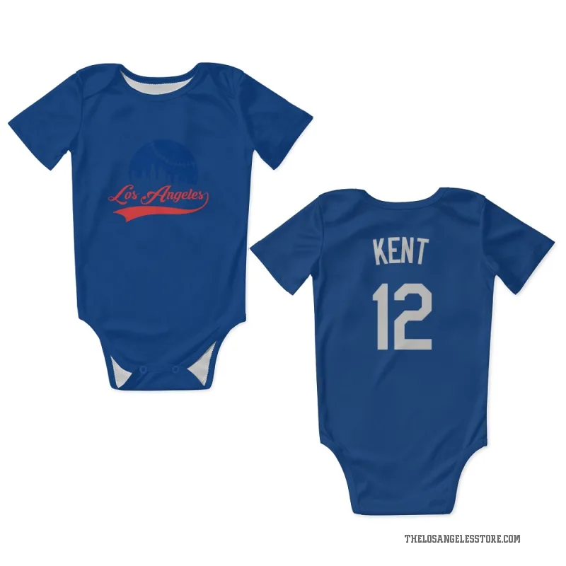 Jeff Kent  Royal Los Angeles Dodgers  Newborn & Infant Bodysuit