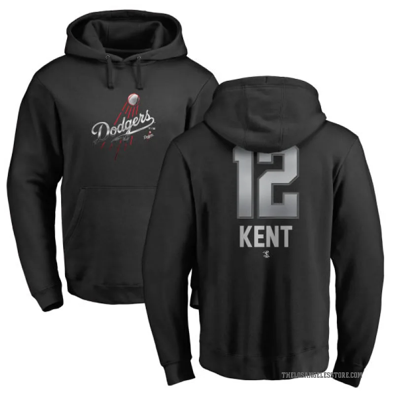 Jeff Kent Youth Black Los Angeles Dodgers Branded Midnight Mascot Pullover Hoodie -