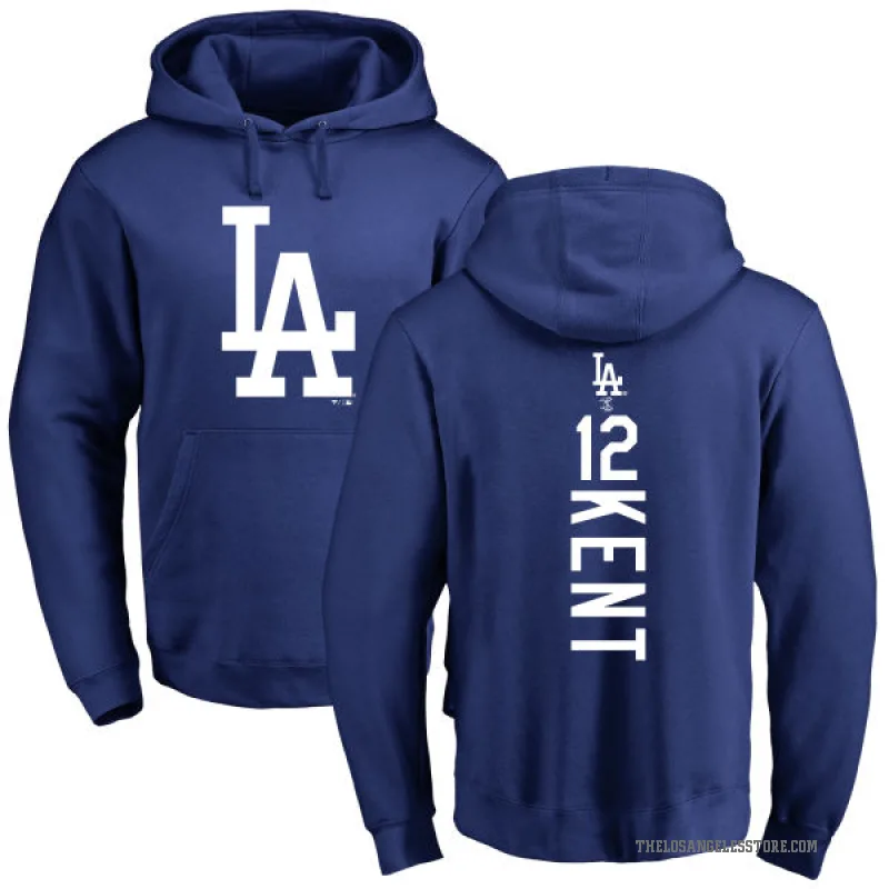 Jeff Kent Youth Royal Los Angeles Dodgers Backer Pullover Hoodie