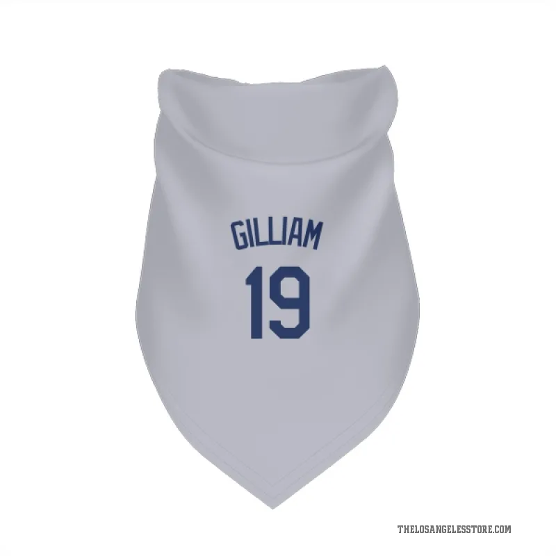 Jim Gilliam  Gray Los Angeles Dodgers  Cat & Dog Pet Bandana
