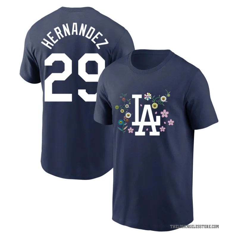 Jonathan Hernandez Men's Navy Los Angeles Dodgers Takashi Murakami T-Shirt