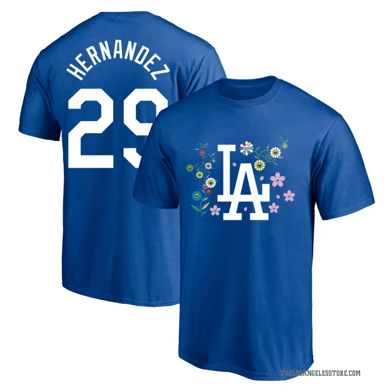 Jonathan Hernandez Men's RoyalBlue Los Angeles Dodgers Royal Blue Takashi Murakami T-Shirt