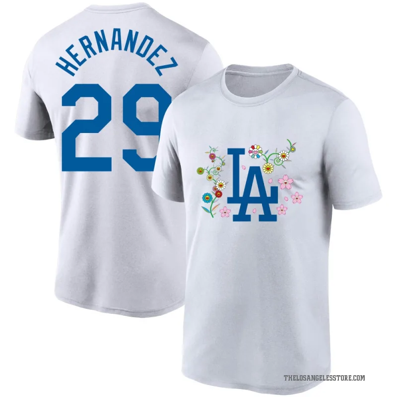 Jonathan Hernandez Men's White Los Angeles Dodgers Takashi Murakami T-Shirt