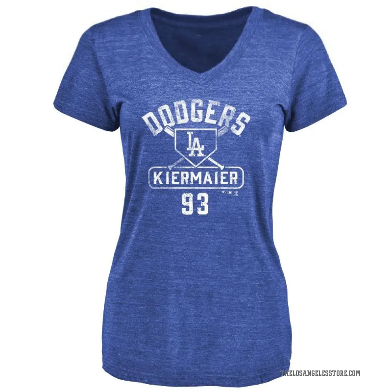 Kevin Kiermaier Women's Royal Los Angeles Dodgers Base Runner T-Shirt -