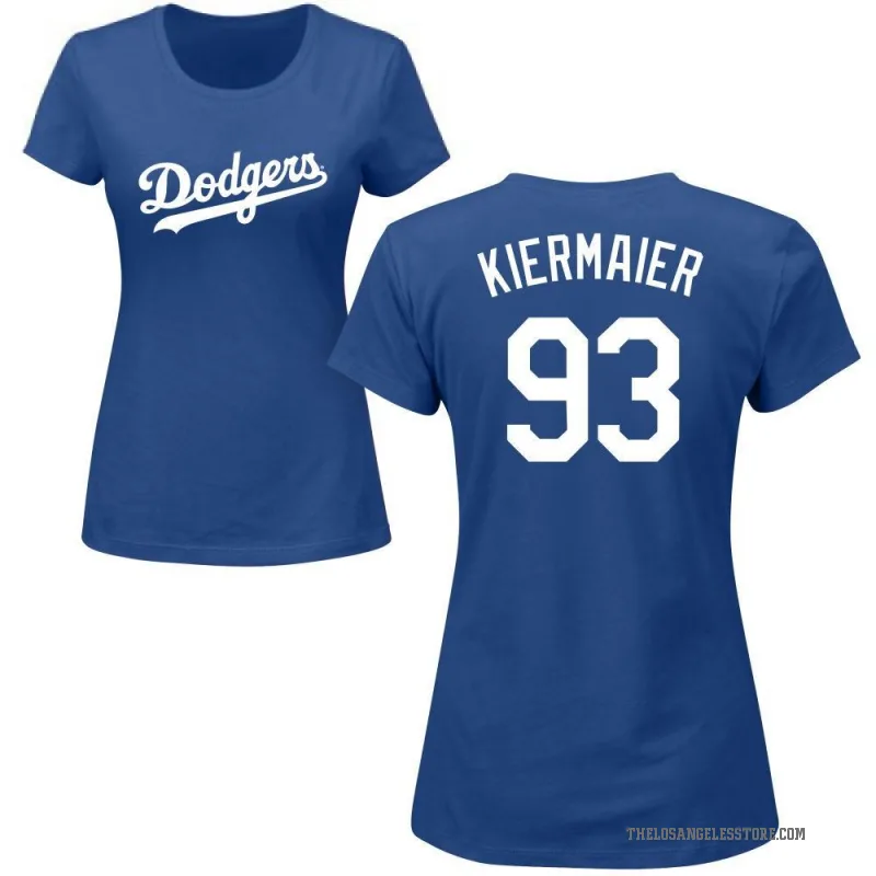Kevin Kiermaier Women's Royal Los Angeles Dodgers Roster T-Shirt -