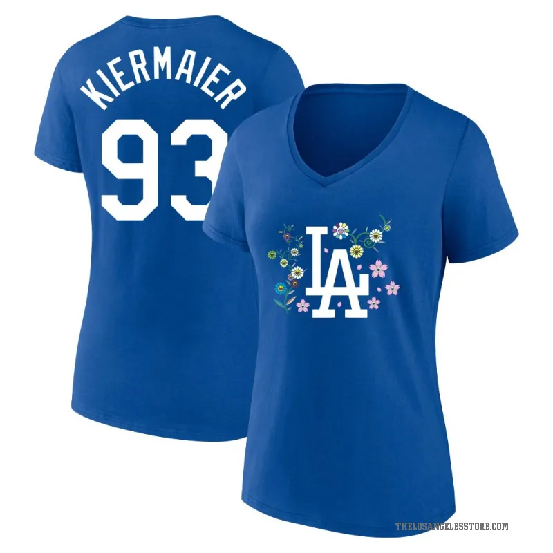 Kevin Kiermaier Women's RoyalBlue Los Angeles Dodgers Royal Blue Takashi Murakami V-Neck T-Shirt