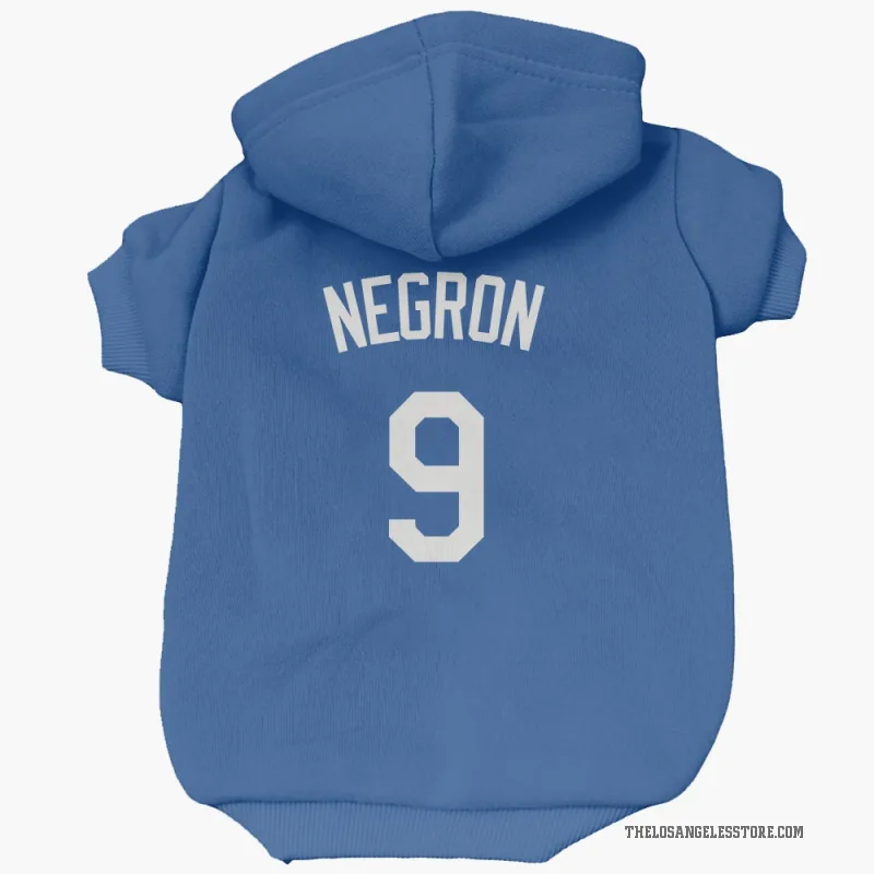 Kristopher Negron  Royal Los Angeles Dodgers  Cat & Dog Pet Hoodie