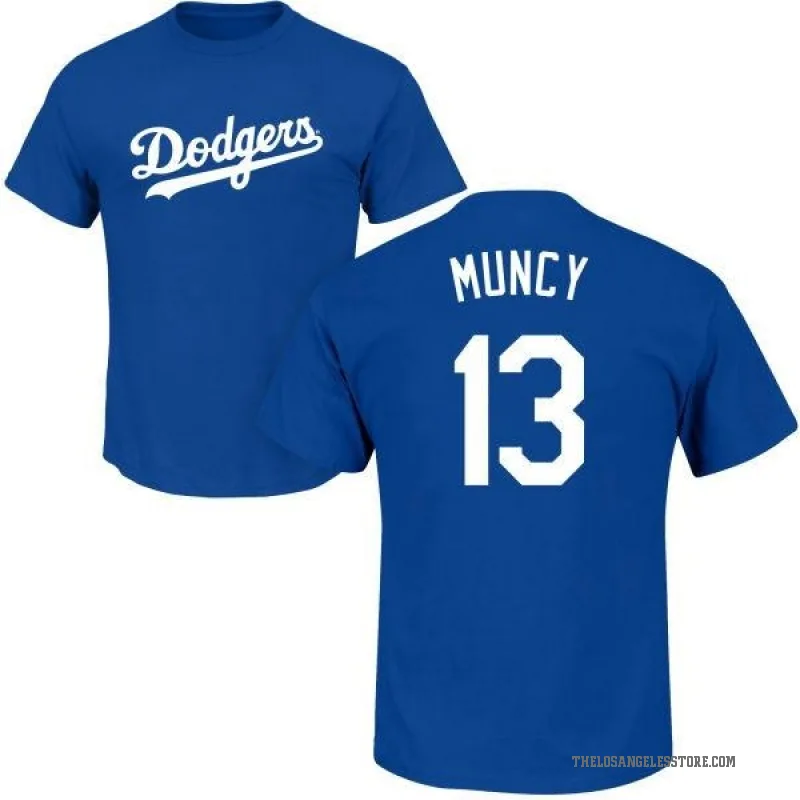 Max Muncy Men's Royal Los Angeles Dodgers Roster T-Shirt -