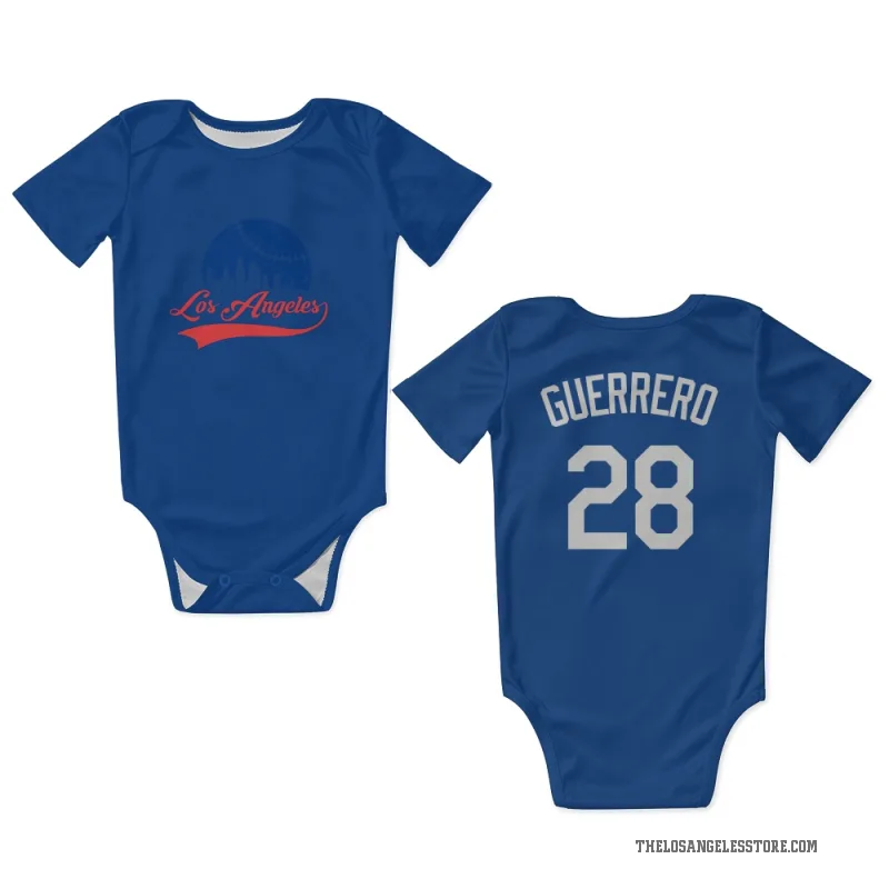 Pedro Guerrero  Royal Los Angeles Dodgers  Newborn & Infant Bodysuit