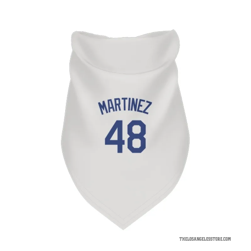 Ramon Martinez  White Los Angeles Dodgers  Cat & Dog Pet Bandana
