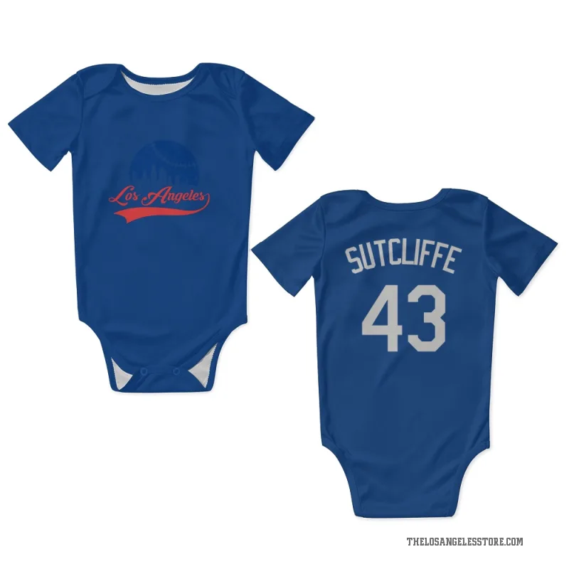 Rick Sutcliffe  Royal Los Angeles Dodgers  Newborn & Infant Bodysuit