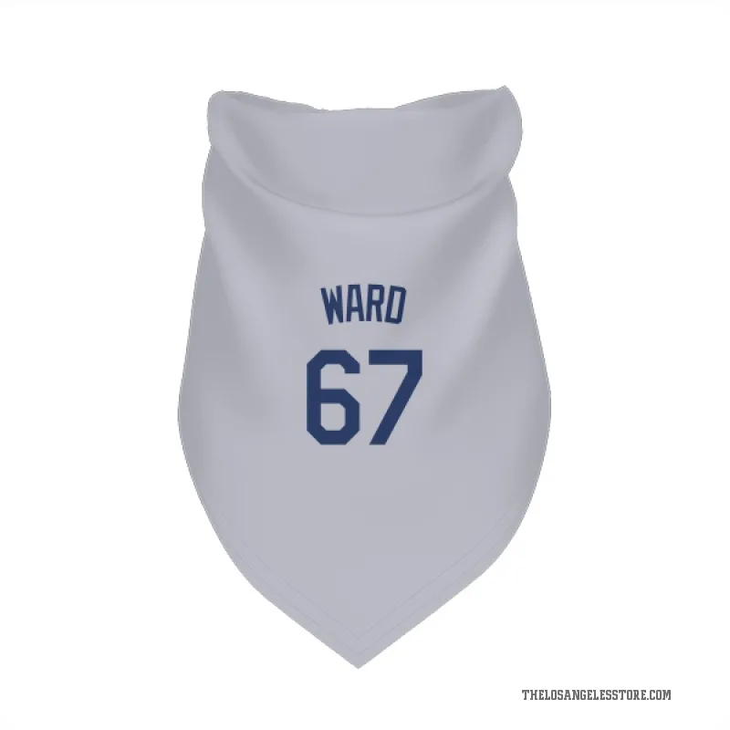 Ryan Ward  Gray Los Angeles Dodgers  Cat & Dog Pet Bandana