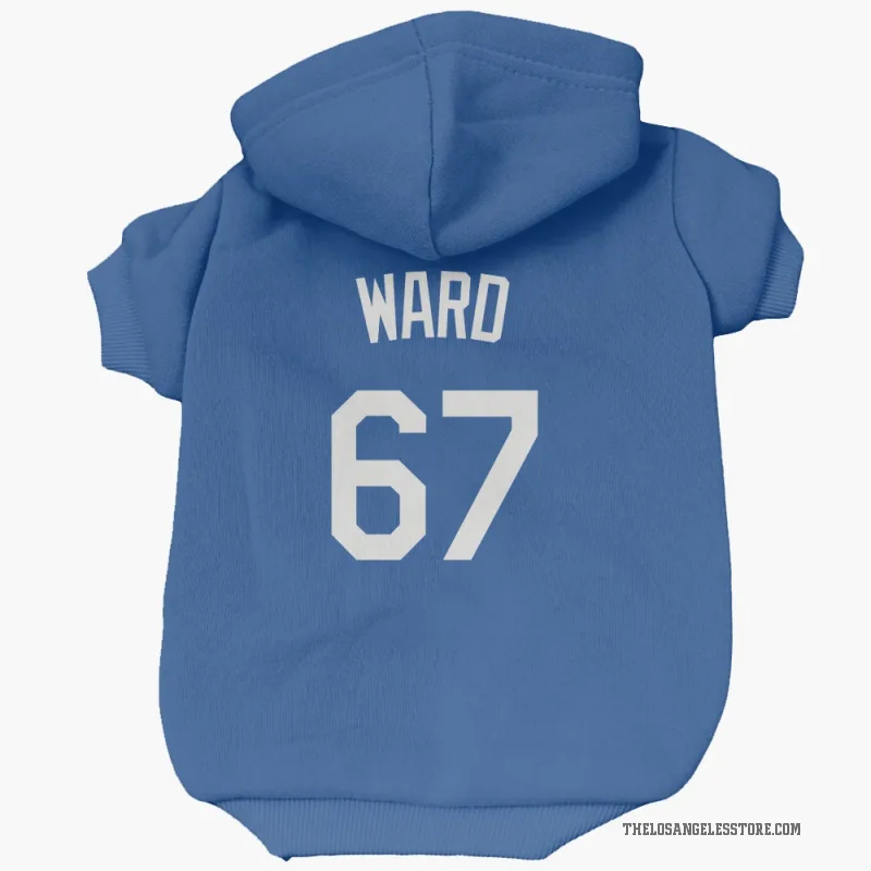 Ryan Ward  Royal Los Angeles Dodgers  Cat & Dog Pet Hoodie