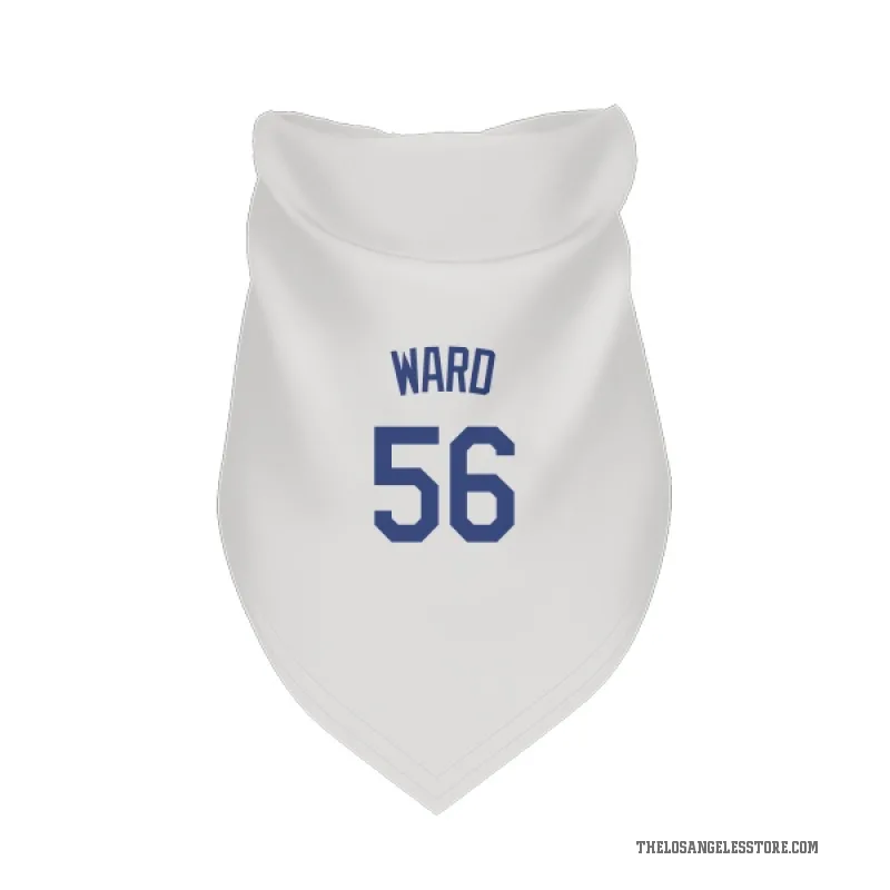 Ryan Ward White Los Angeles Dodgers Cat & Dog Pet Bandana