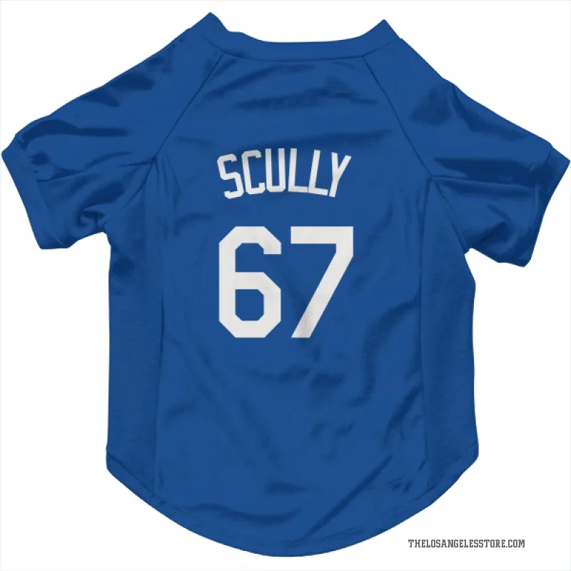 Vin Scully  Royal Los Angeles Dodgers  Cat & Dog Pet Jersey