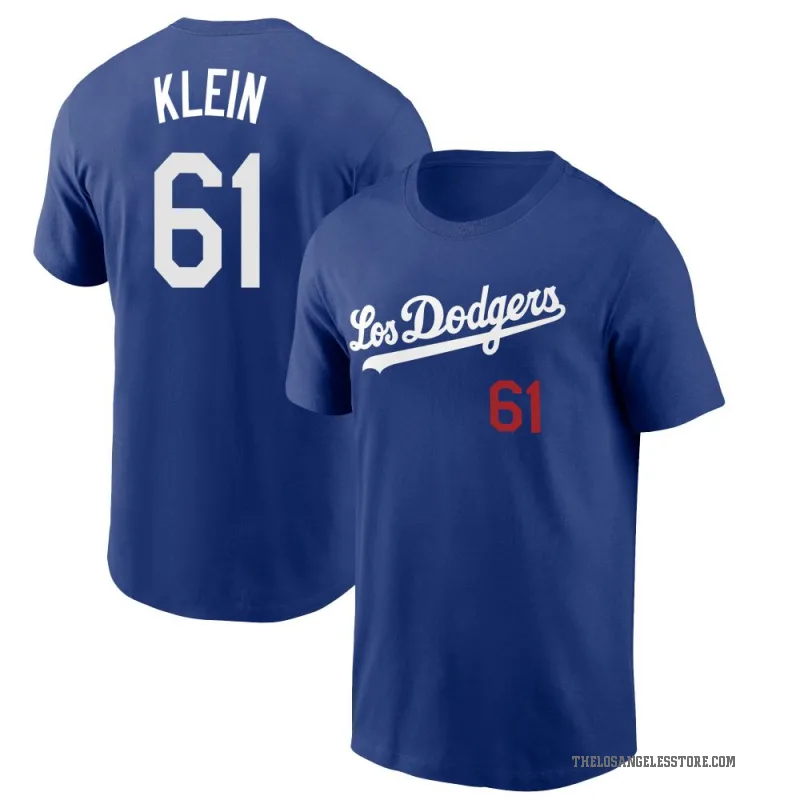 Will Klein Men's Royal Los Angeles Dodgers 2022 City Connect T-Shirt