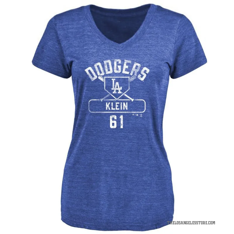 Will Klein Women's Royal Los Angeles Dodgers Base Runner T-Shirt -