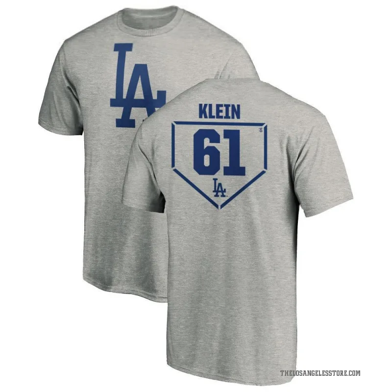 Will Klein Youth Gray Los Angeles Dodgers RBI T-Shirt - Heathered