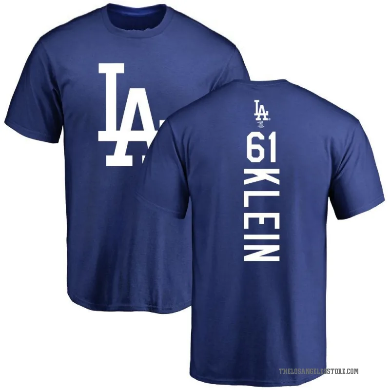 Will Klein Youth Royal Los Angeles Dodgers Backer T-Shirt -