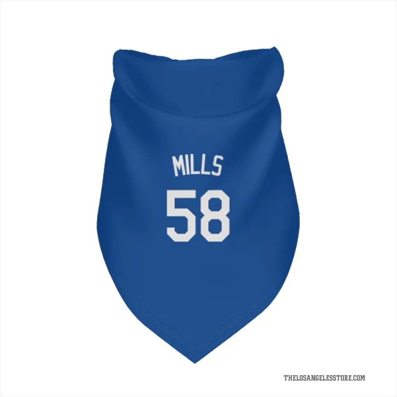 Wyatt Mills  Royal Los Angeles Dodgers  Cat & Dog Pet Bandana